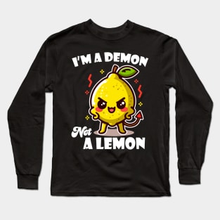 Demon Lemon Long Sleeve T-Shirt